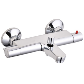 SCHÜTTE Thermostatic Bath Shower Mixer Tap VICO Chrome - Giant Lobelia