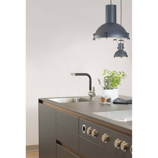 SCHÜTTE Sink Mixer RIO Matt Black - Giant Lobelia