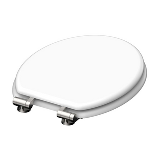 SCHÜTTE Toilet Seat WHITE Wood Core - Giant Lobelia