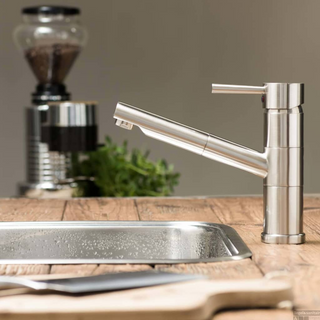 SCHÜTTE Sink Mixer UNICORN Stainless Steel Colour - Giant Lobelia