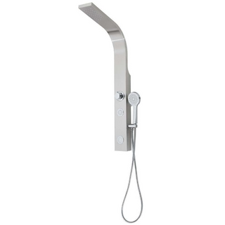 SCHÜTTE Shower Panel SANSIBAR Stainless Steel Colour - Giant Lobelia