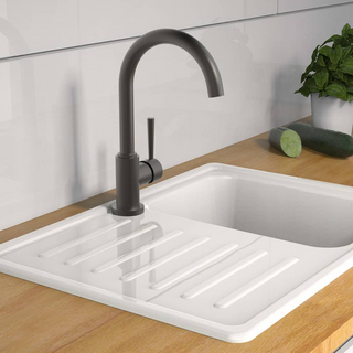 SCHÜTTE Sink Mixer CORNWALL Matt Graphite - Giant Lobelia