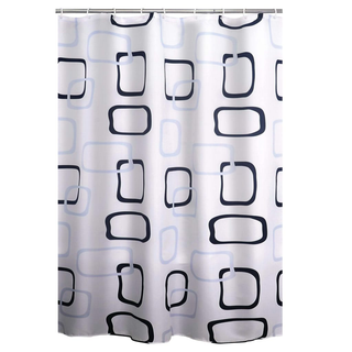 RIDDER Shower Curtain Geo Textile - Giant Lobelia