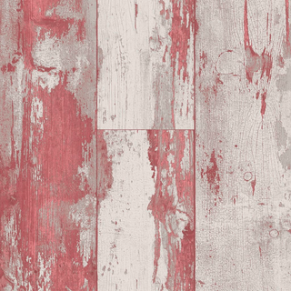 DUTCH WALLCOVERINGS Wallpaper Wood Red and Beige - Giant Lobelia