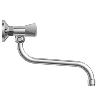 SCHÜTTE 2-Handle Wall Sink Mixer CESTI Chrome - Giant Lobelia