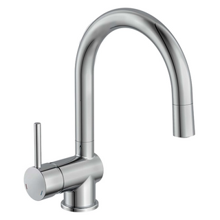 SCHÜTTE Sink Mixer with LED STELLA Chrome - Giant Lobelia