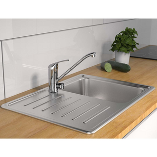 SCHÜTTE Sink Mixer with Machine Connection ULTRA Chrome - Giant Lobelia