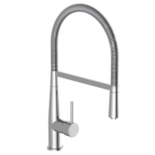 SCHÜTTE Sink Mixer with Spiral Spring NEW YORK Chrome - Giant Lobelia