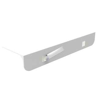 SCHÜTTE Shower Shelf SOLO White - Giant Lobelia