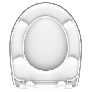 SCHÜTTE Duroplast High Gloss Toilet Seat with Soft-Close HAPPY ELEPHANT - Giant Lobelia