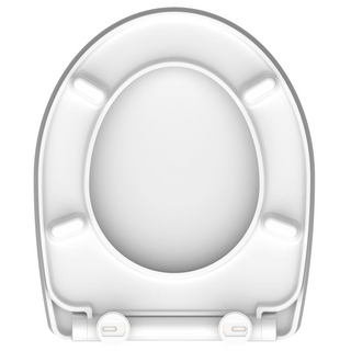 SCHÜTTE Duroplast High Gloss Toilet Seat with Soft-Close CRAZY SKULL - Giant Lobelia