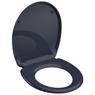 SCHÜTTE Duroplast Toilet Seat with Soft-Close Quick Release ANTHRAZIT - Giant Lobelia