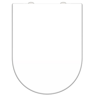 SCHÜTTE Duroplast Toilet Seat WHITE D-shape - Giant Lobelia