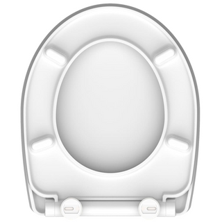 SCHÜTTE Duroplast High Gloss Toilet Seat with Soft-Close MAGIC LIGHT - Giant Lobelia