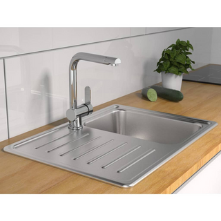 SCHÜTTE Top Mounted Sink Mixer RIO Chrome - Giant Lobelia