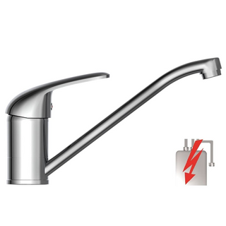 SCHÜTTE Sink Mixer FALCON Low Pressure Chrome - Giant Lobelia