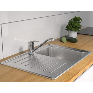 SCHÜTTE Sink Mixer CELLINO Low Pressure Chrome - Giant Lobelia