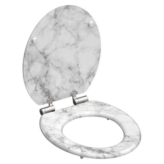 SCHÜTTE Toilet Seat with Soft-Close MARMOR STONE - Giant Lobelia