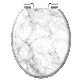 SCHÜTTE Toilet Seat with Soft-Close MARMOR STONE - Giant Lobelia