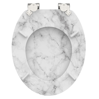 SCHÜTTE Toilet Seat with Soft-Close MARMOR STONE - Giant Lobelia