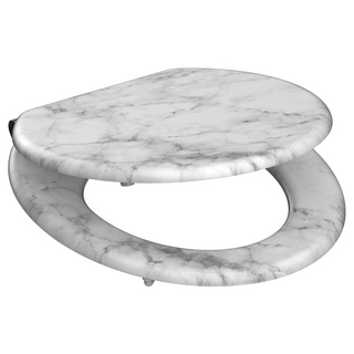 SCHÜTTE Toilet Seat with Soft-Close MARMOR STONE - Giant Lobelia