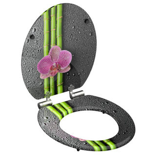 SCHÜTTE Toilet Seat with Soft-Close ASIA - Giant Lobelia