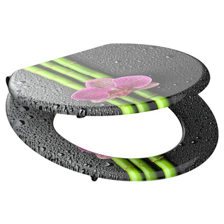 SCHÜTTE Toilet Seat with Soft-Close ASIA - Giant Lobelia