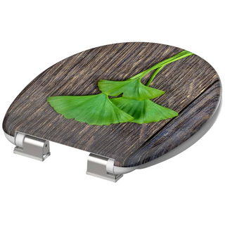 SCHÜTTE Toilet Seat with Soft-Close GINKGO & WOOD - Giant Lobelia