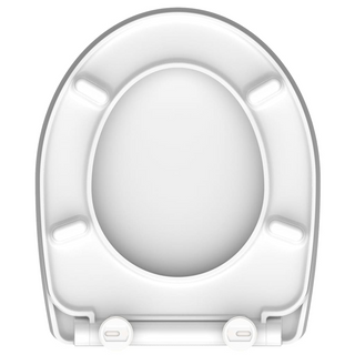 SCHÜTTE High Gloss Toilet Seat with Soft-Close Quick Release ROUND DIPS - Giant Lobelia