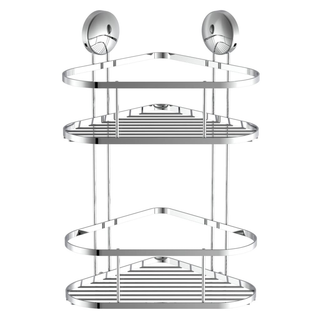 EISL Shower Corner Rack Chrome 22x18x35 cm - Giant Lobelia