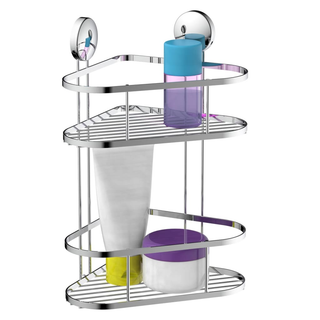 EISL Shower Corner Rack Chrome 22x18x35 cm - Giant Lobelia