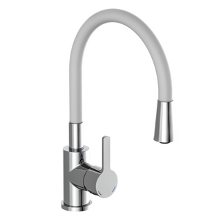 EISL Sink Mixer FLEXO Chrome-Light Grey - Giant Lobelia