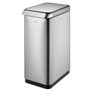 EKO Waste Bin Touch Bar 30 L Matte Silver - Giant Lobelia