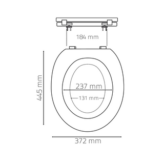 RIDDER Toilet Seat Generation Soft Close White 2119101 - Giant Lobelia