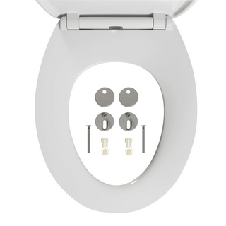 Tiger Toilet Seat "Blade" White - Giant Lobelia