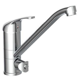 SCHÜTTE Sink Mixer with Machine Connection ULTRA Chrome - Giant Lobelia