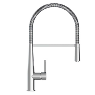 SCHÜTTE Sink Mixer with Spiral Spring NEW YORK Chrome - Giant Lobelia