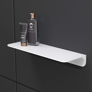 SCHÜTTE Shower Shelf SOLO White - Giant Lobelia