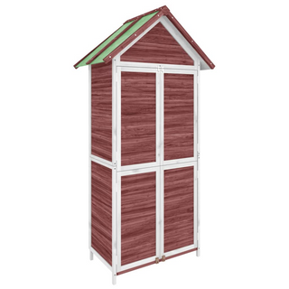 vidaXL Garden Tool Shed Mocha 89x52.5x175 cm Solid Wood Pine - Giant Lobelia