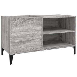 Record Cabinet Grey Sonoma 84.5x38x48 cm Engineered Wood - Giant Lobelia