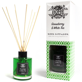 120ml Reed Diffuser -  Gooseberry & White Tea - Giant Lobelia