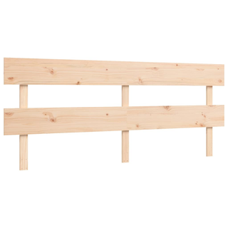 Bed Frame with Headboard Super King Size Solid Wood - Giant Lobelia