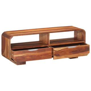 vidaXL TV Cabinet 110x30x40 cm Solid Wood Acacia - Giant Lobelia