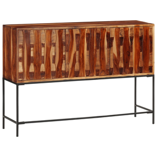 vidaXL Sideboard 110x28x76 cm Solid Wood Acacia - Giant Lobelia