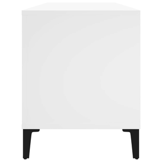 vidaXL Record Cabinet White 100x38x48 cm Engineered Wood - GIANT LOBELIA