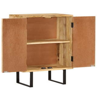 vidaXL Sideboard with 2 Doors 55x35x70 cm Solid Wood Mango - Giant Lobelia