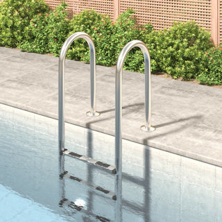 vidaXL Pool Ladder 54x38x158 cm 304 Stainless Steel - Giant Lobelia