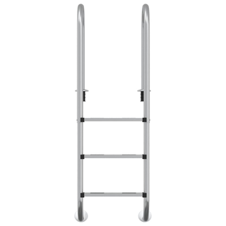 vidaXL Pool Ladder 54x38x158 cm 304 Stainless Steel - Giant Lobelia