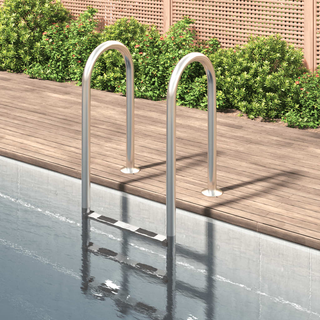 vidaXL Pool Ladder 54x38x158 cm 304 Stainless Steel - Giant Lobelia