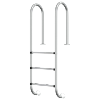 vidaXL Pool Ladder 54x38x158 cm 304 Stainless Steel - Giant Lobelia